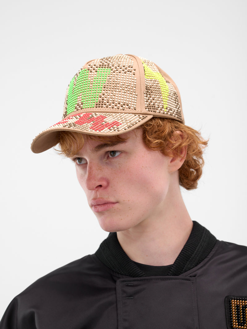 Camel 3D Studded New Cap (9015-COMB-II-CAMEL)