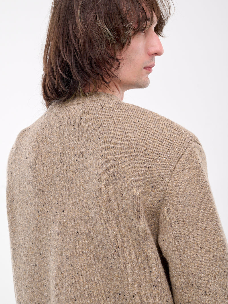 Wool Tailored Dress (801946V4TK0-9742-DESERT-MELANG)