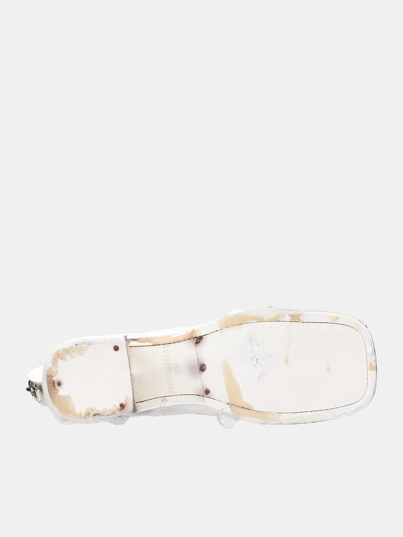 9086 Painted Resin Boots (9086-MW-HORSE-FULL-GRAIN-CO00T)