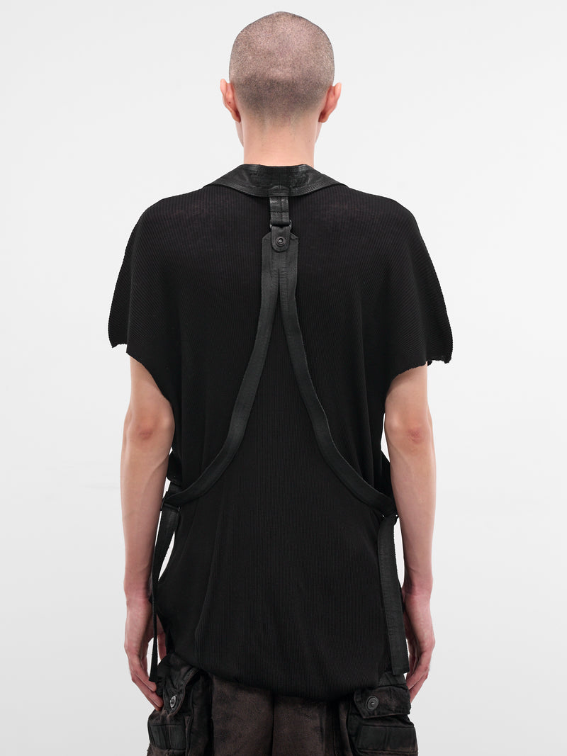 Black Utility Cargo Vest (917VEM1-C-BLACK)