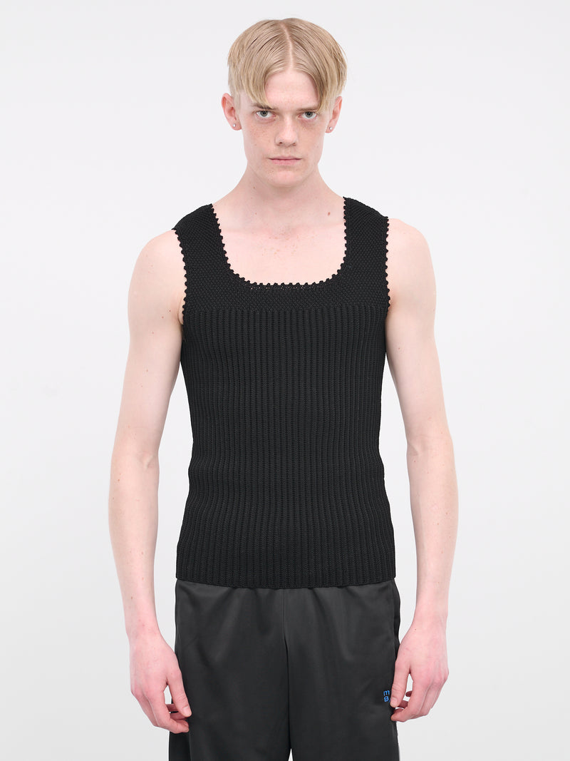 Crochet Vest (930-BLACK)