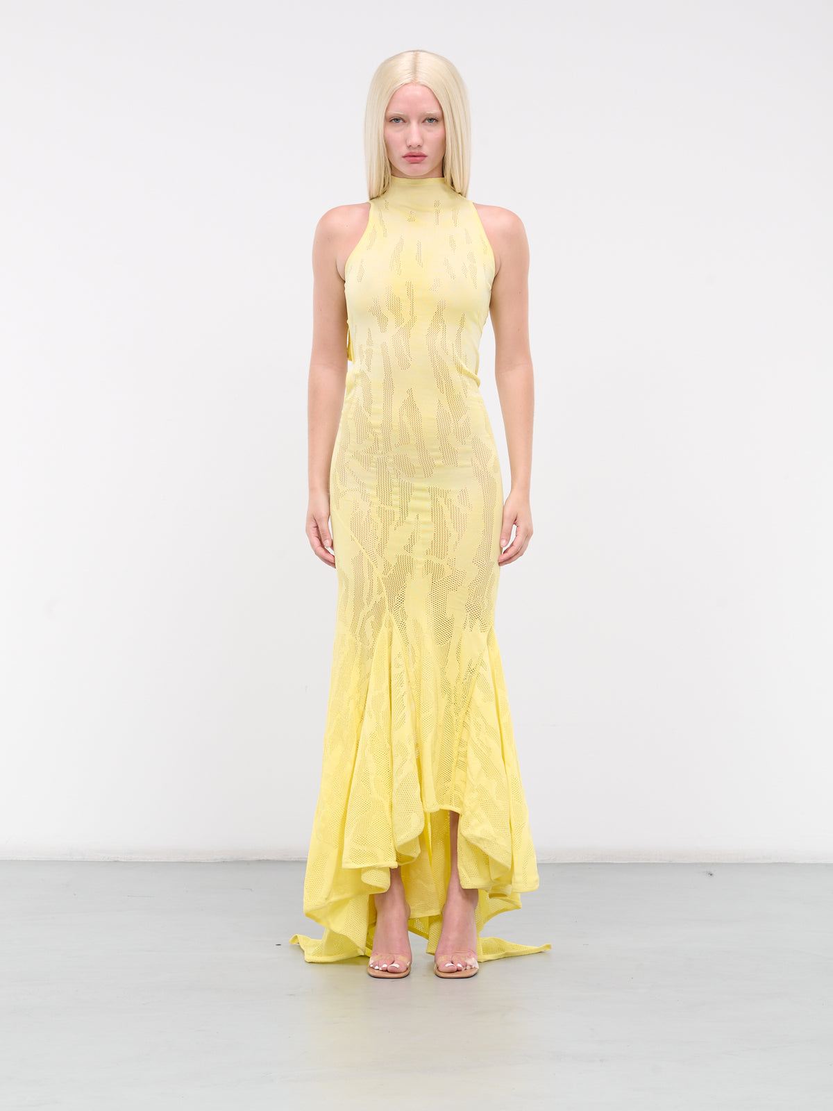 Florence Dress (951-911-YELLOW-WHITE)