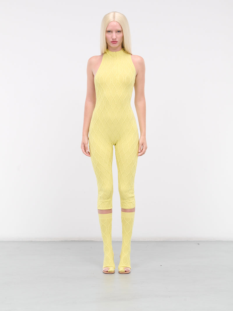 Racer Bodysuit (998-933-YELLOW)