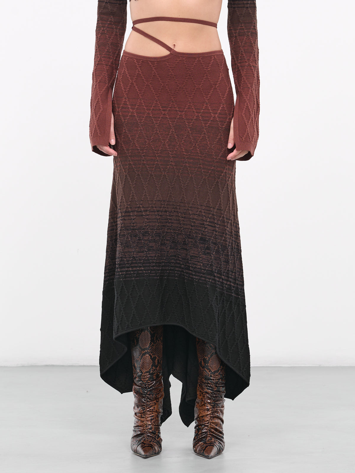 Salem Skirt (999-902-O-BROWN-BLACK)
