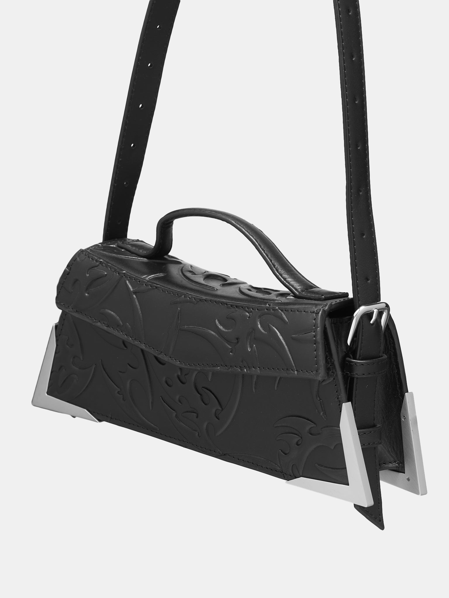 Embossed Metal Bag (A-132666-BLACK)