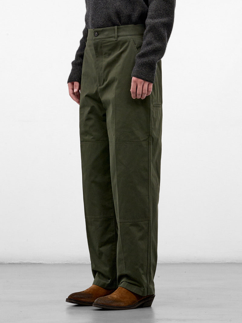 Navy Wide Leg Trousers (A003Y2V7BG0-3321-DARK-JUNIPER)
