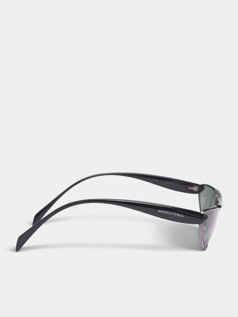 Gray Cat-Eye Sunglasses (A009H8VBL80-1234-RUTH-BLACK-GR)