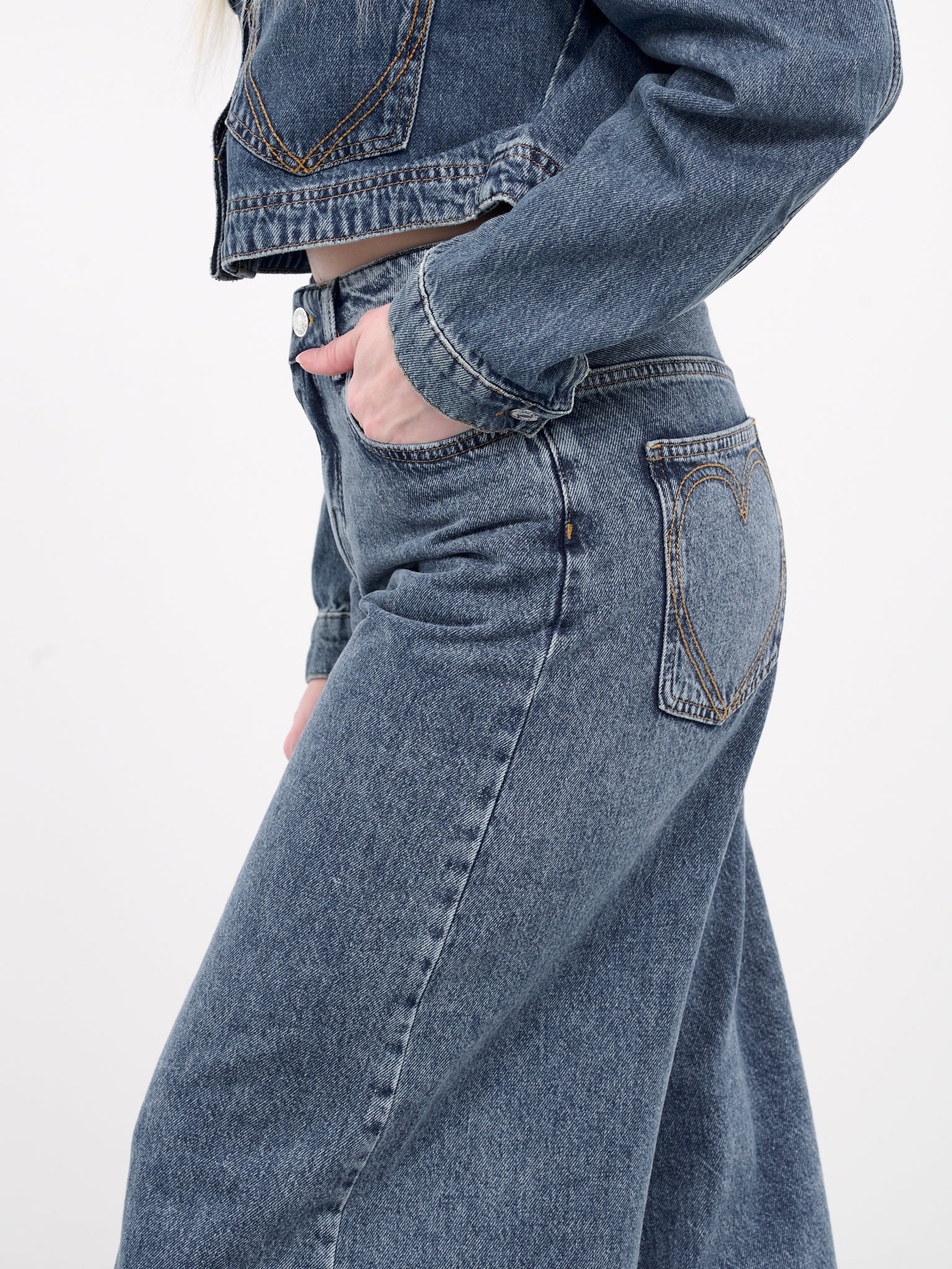 Flared Jeans (A0329-3735-BLUE)