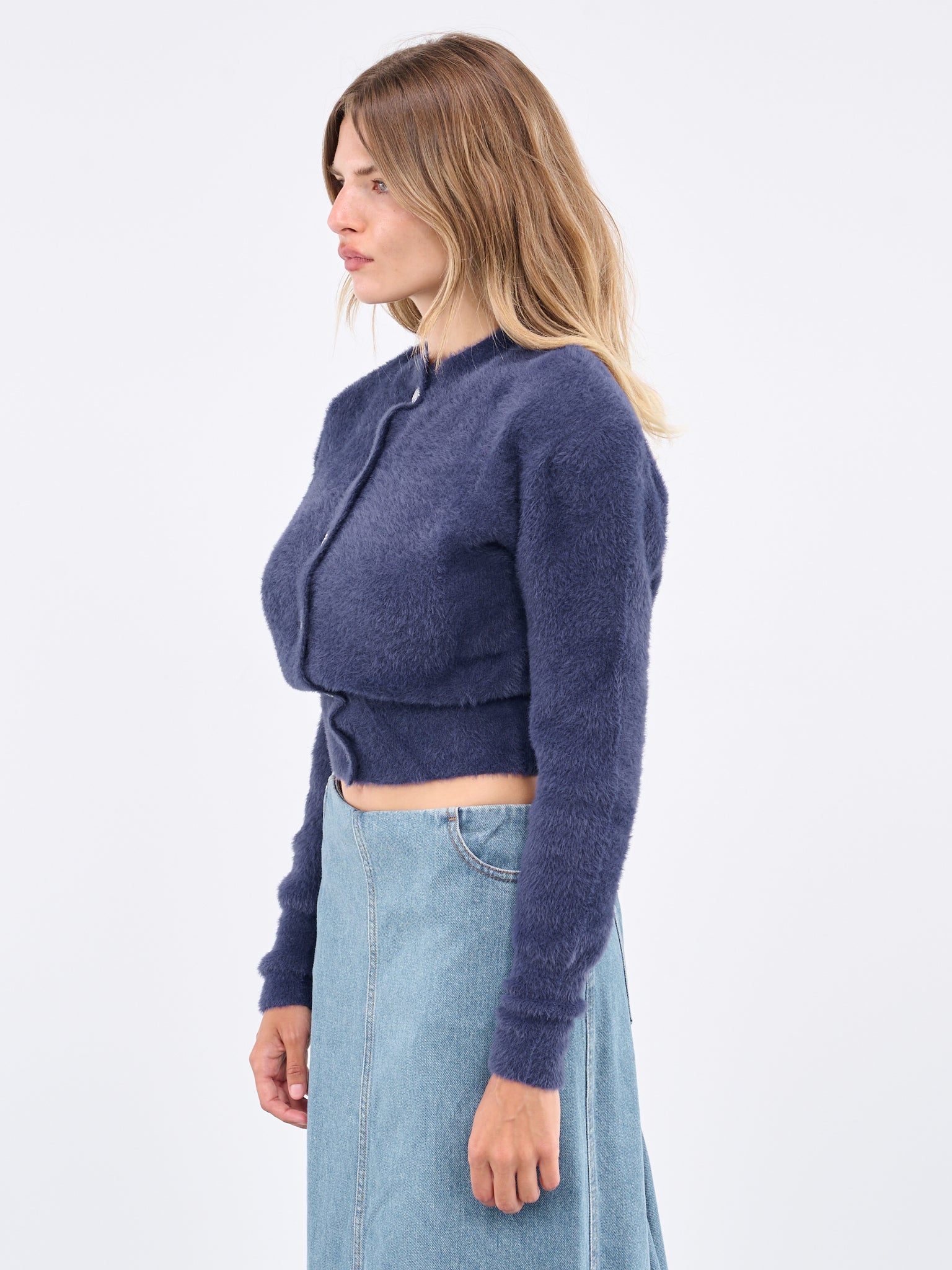 Fuzzy Sweater (A0928-8703-0290-BLUE)