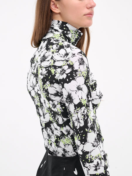 PHEENY/PRINT DRAPE NECK(MULTI)