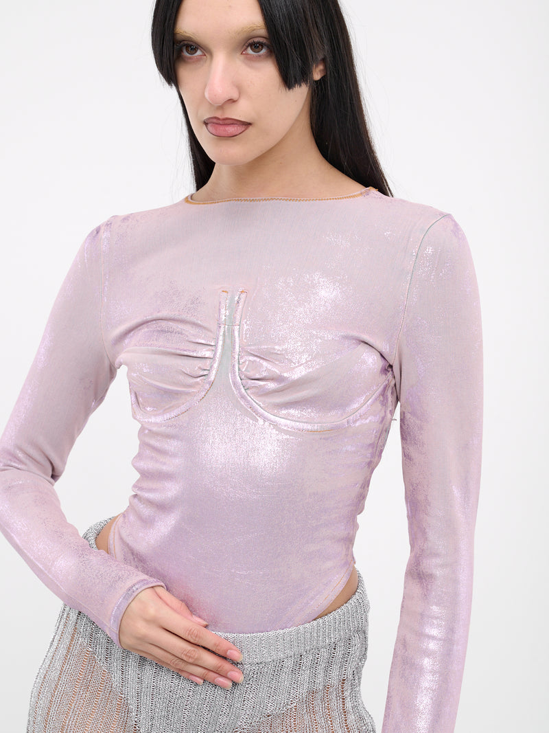 De-Nikki-Ls-Fse Bodysuit (A14650-DE-NIKKI-LS-FSE-PINK)