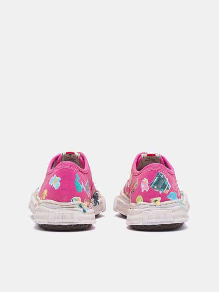 【AOR】Sneaker Live - FootprintsinJapan レア Printed Stickers OG Baker Sneakers (A14FW745-PINK)