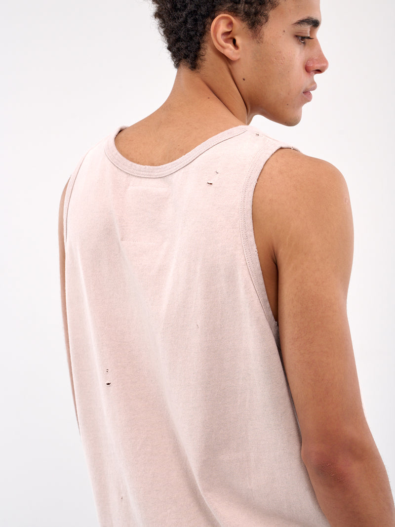 Distressed Tank Top (A14TS612-BEIGE)