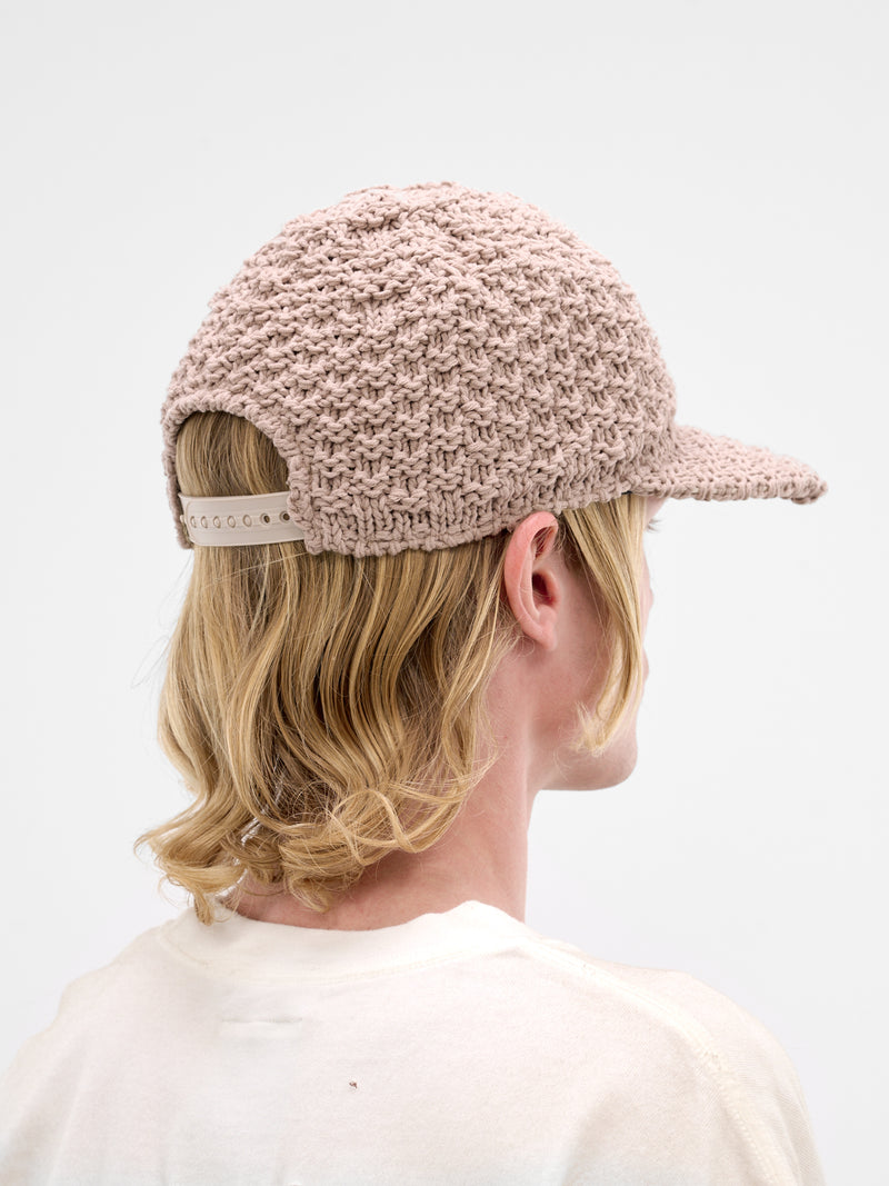 Brown LA Crochet Knit Hat (A16AC402-BROWN)