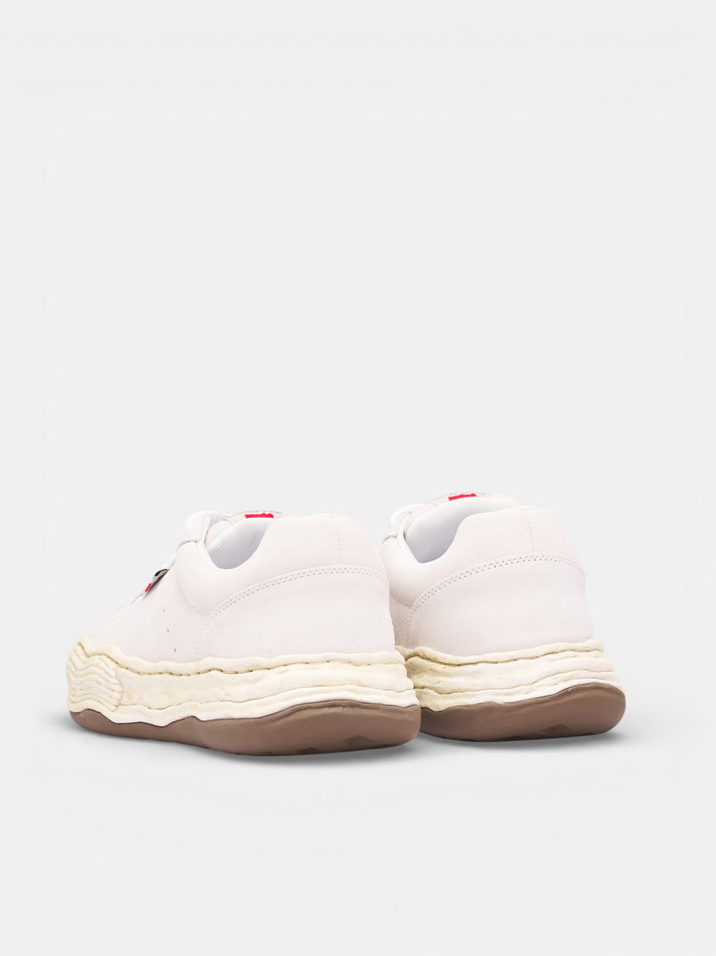 White Leather OG Sole Oliver Sneakers (A16FW708-WHITE)