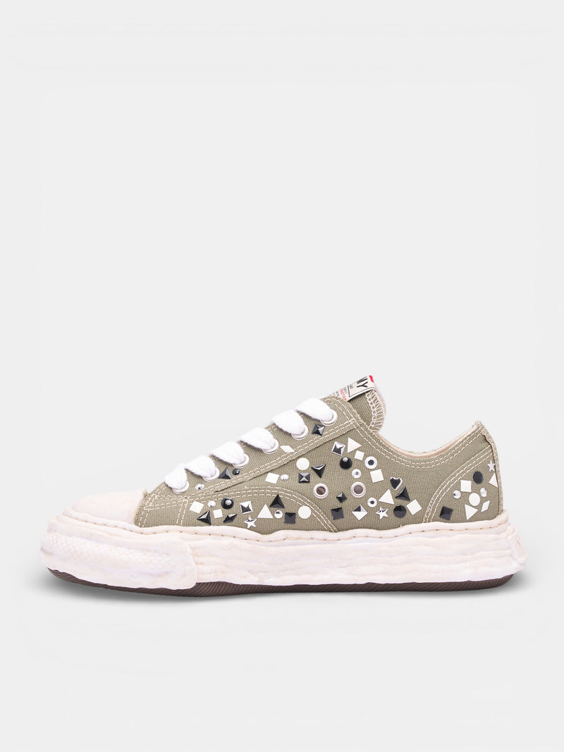 Green Cotton OG Sole Peterson Sneakers (A16FW724-GREEN)