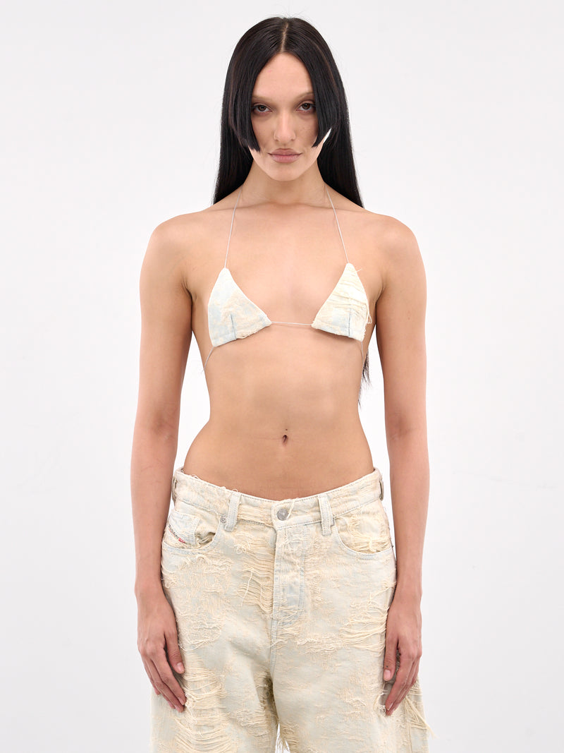 De-Bikiny-Fsg Distressed Denim Bra (A19062-09M40-DENIM)