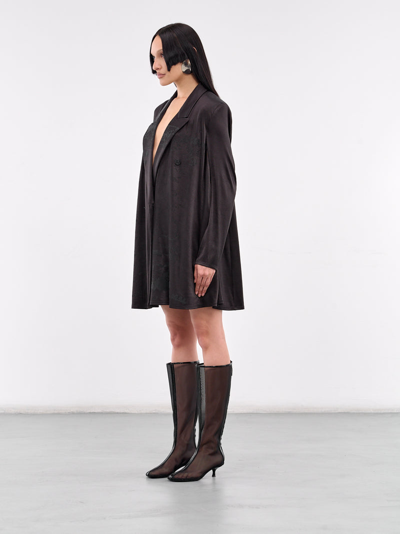 G-Ardenia Double-Breasted Blazer (A19109-0HJBF-DEEP-BLACK)