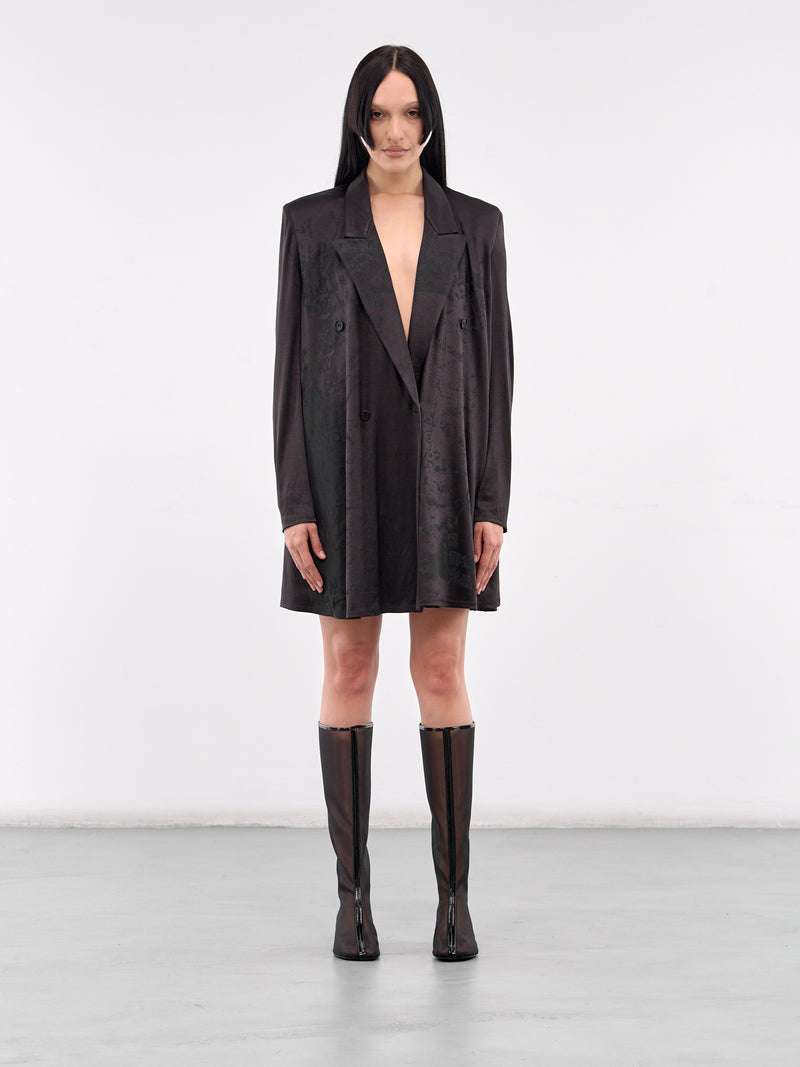 G-Ardenia Double-Breasted Blazer (A19109-0HJBF-DEEP-BLACK)