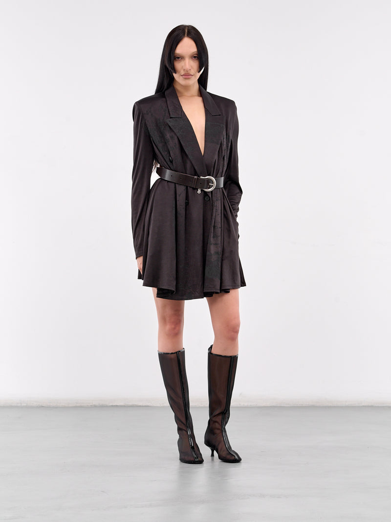 G-Ardenia Double-Breasted Blazer (A19109-0HJBF-DEEP-BLACK)