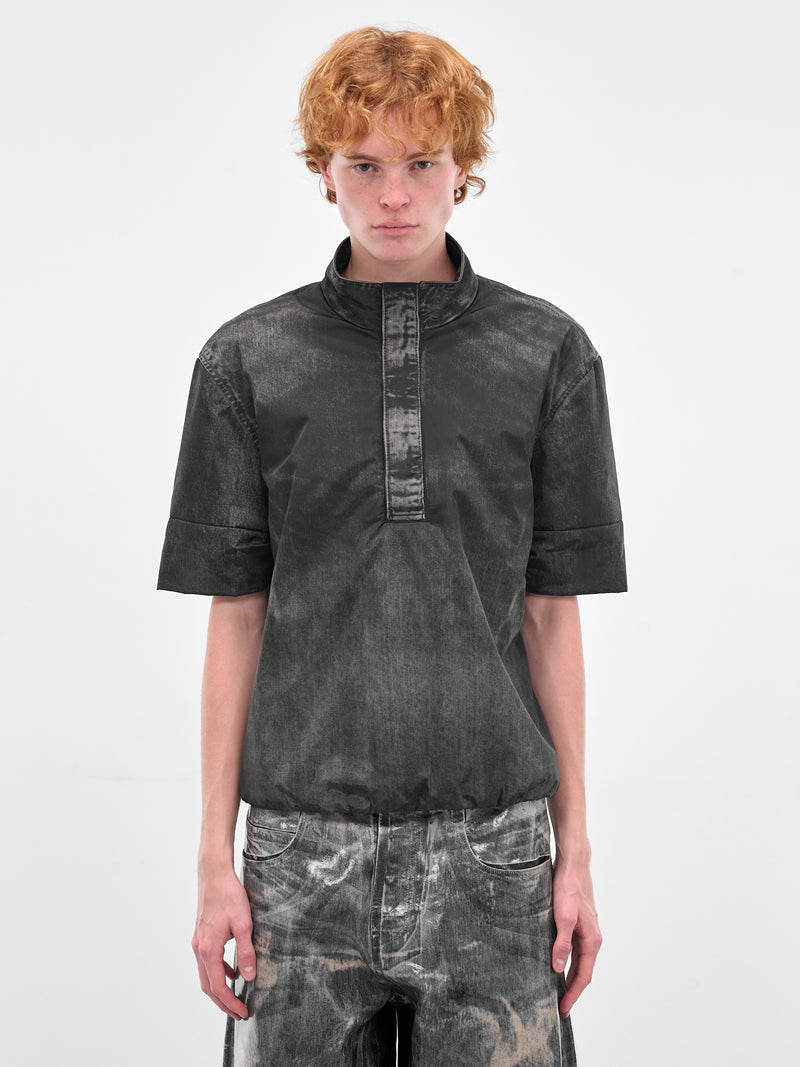 J-Valois Short Sleeve Denim Jacket (A20606-0QMBH-9XXA-BLACK)