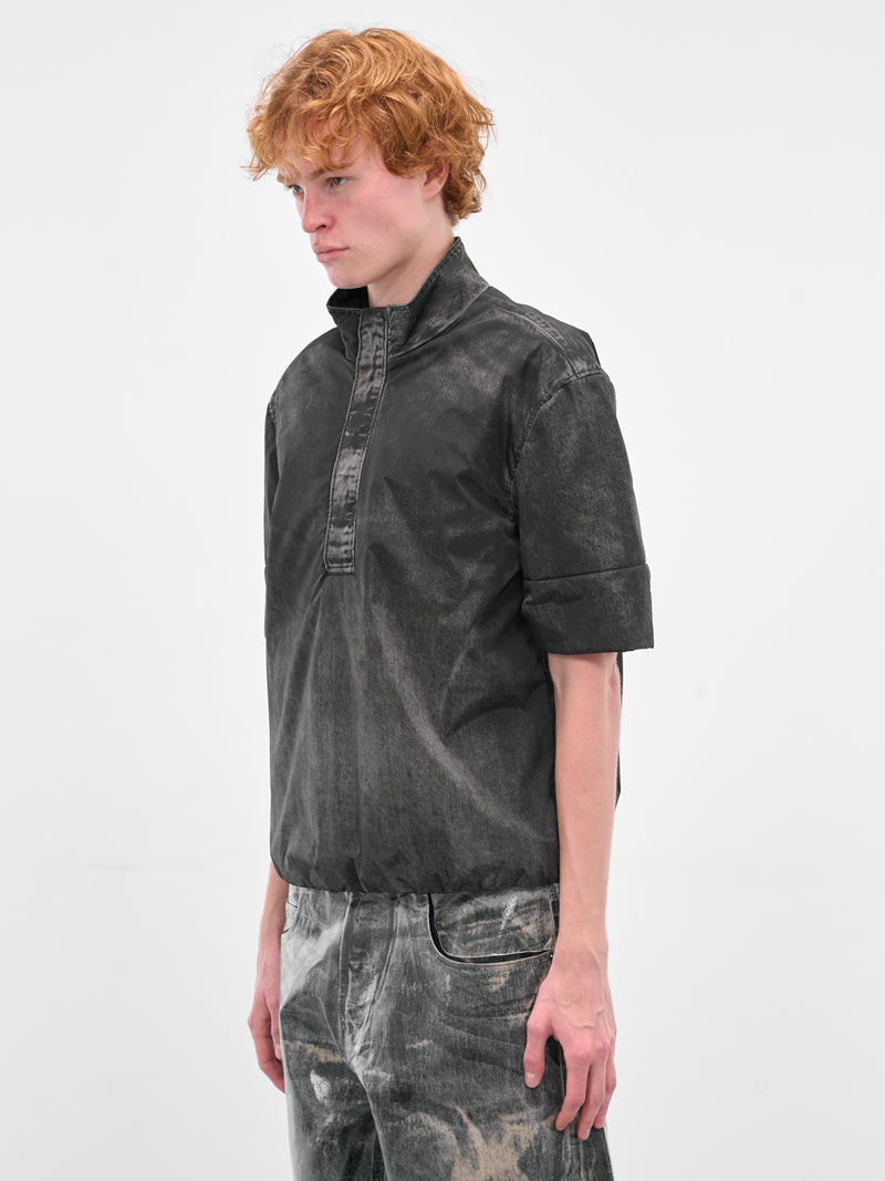 J-Valois Short Sleeve Denim Jacket (A20606-0QMBH-9XXA-BLACK)