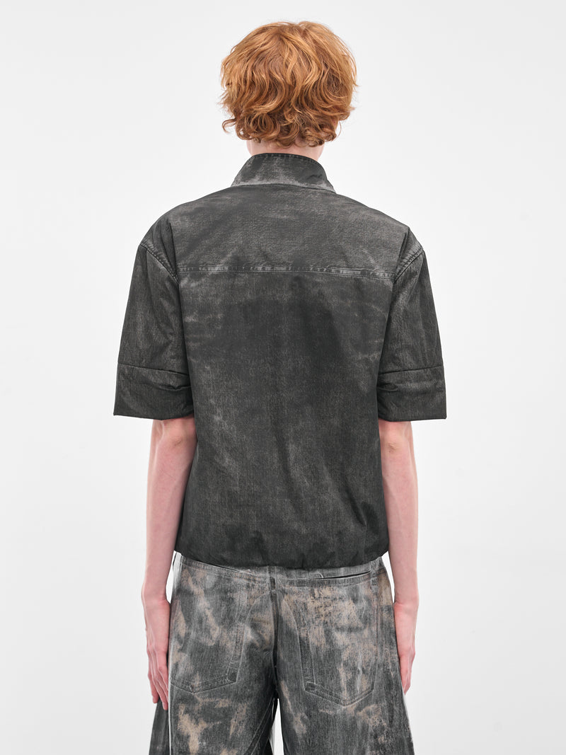 J-Valois Short Sleeve Denim Jacket (A20606-0QMBH-9XXA-BLACK)