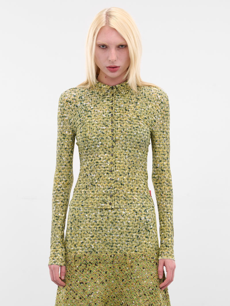 Yellow C-Elaz-Bc Trompe L'oeil Shirt (A21316-0PKBK-23RA-YELLOW)