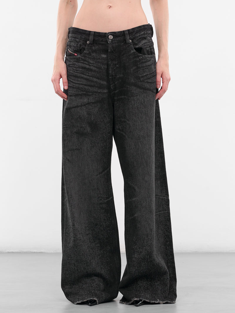 Black 1996 D-Sire-Fsh1 Denim Jeans (A21497-007DB-02-BLACK)
