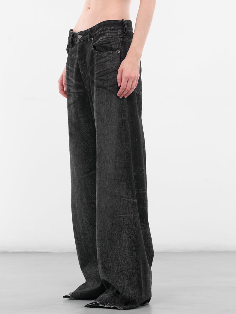 Black 1996 D-Sire-Fsh1 Denim Jeans (A21497-007DB-02-BLACK)