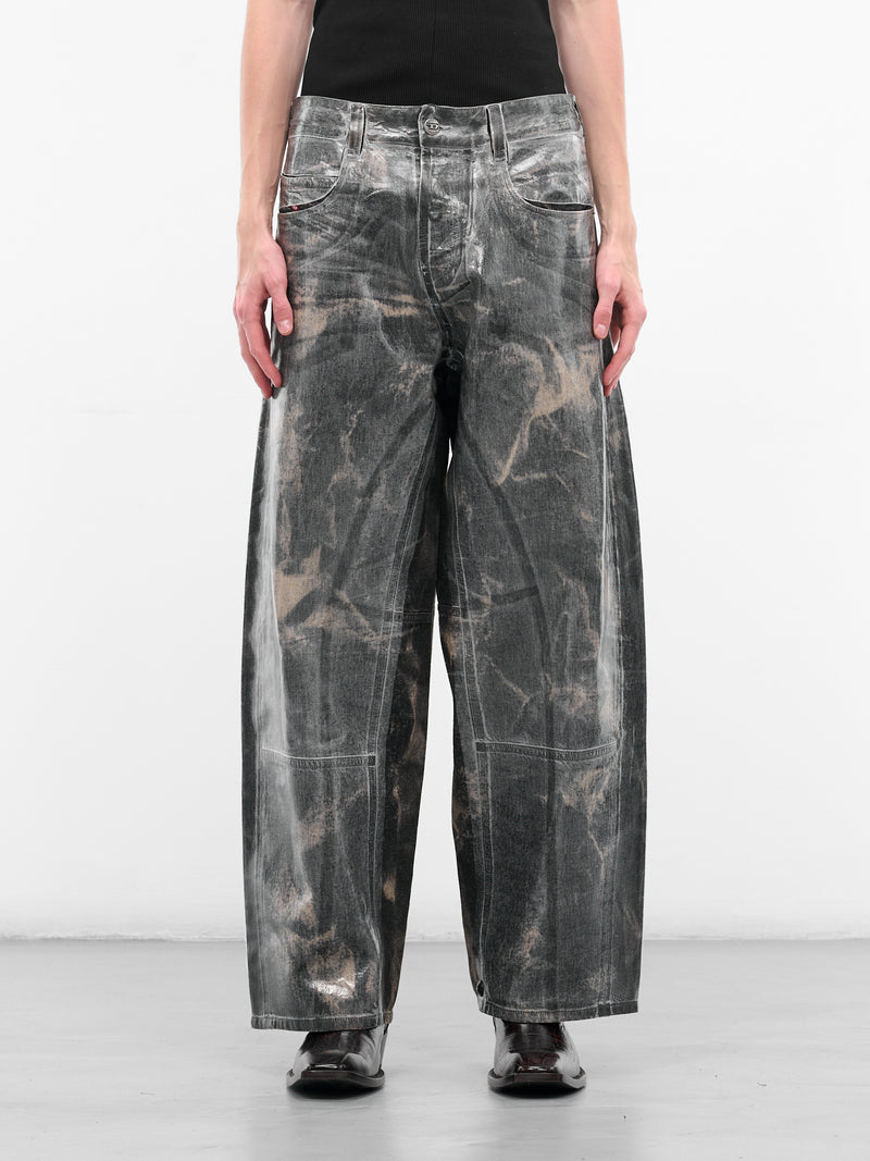 Black 1997 D-Enim-M Wide Jeans (A21607-007DP-02-BLACK)