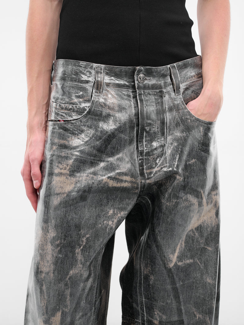 Black 1997 D-Enim-M Wide Jeans (A21607-007DP-02-BLACK)