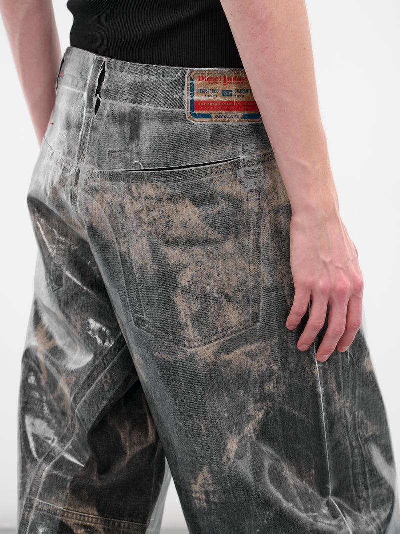 Black 1997 D-Enim-M Wide Jeans (A21607-007DP-02-BLACK)