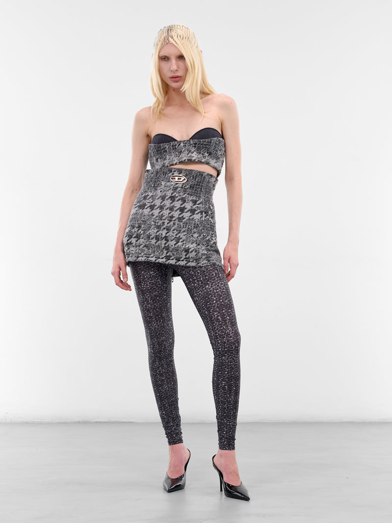 De-Orset-Fsh1 Top-Skirt Hybrid (A21670-0CEBN-02-BLACK-DENIM)