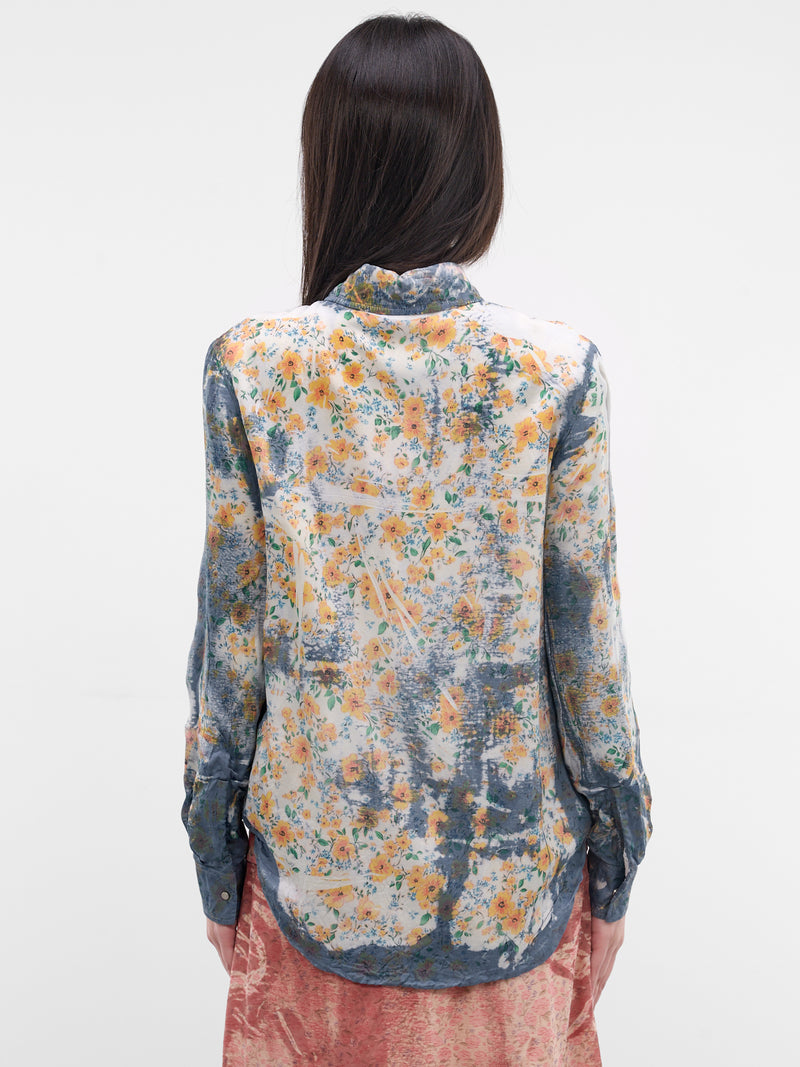 C-Assy X-Ray Floral Print Shirt (A23501-0JMCC-8GJA-BLUE)
