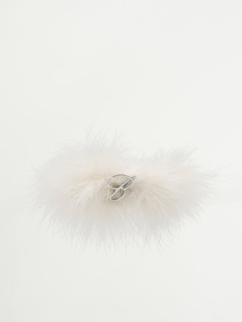 Feather Logo Bracelet (A42-2W270A-IVORY)