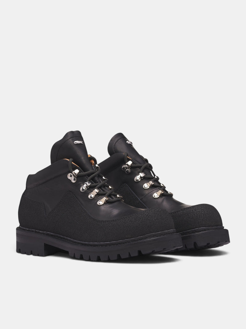 Black Leather Quest Boots (A4257QB-BLACK)