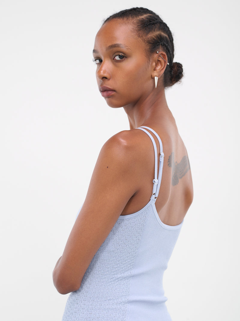 Serpent Tank Mini Dress (A7728P23-2028-GLACIER)