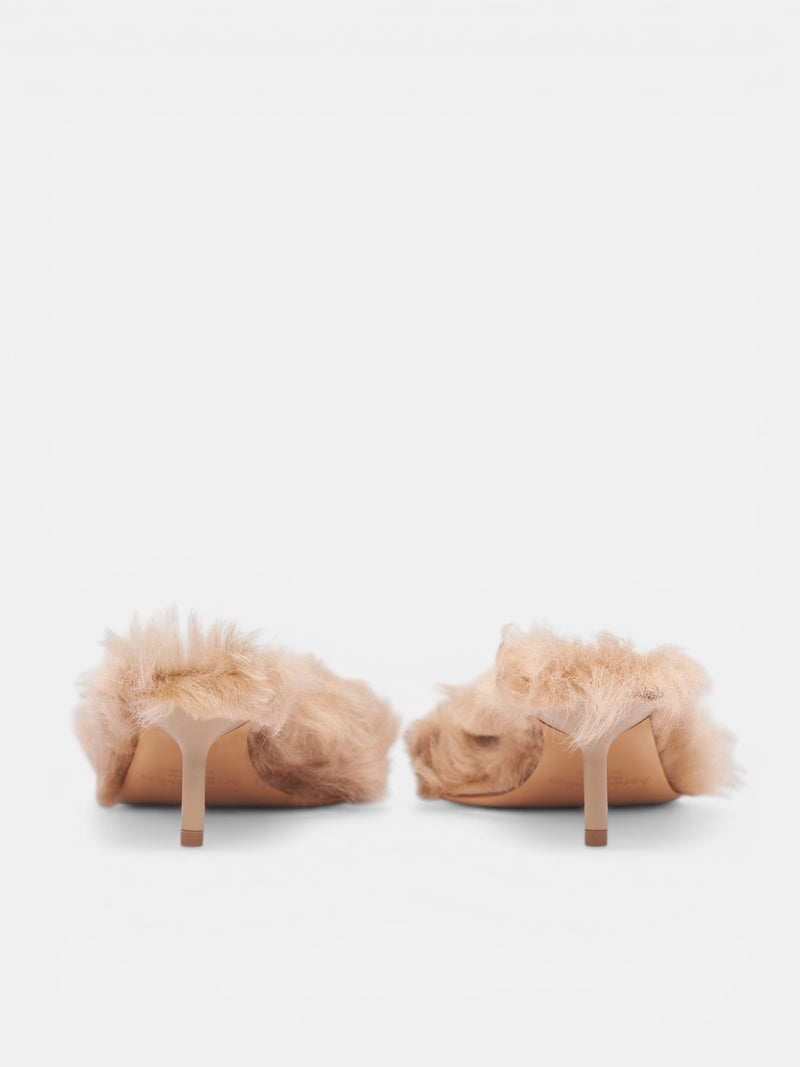 Beige Furry Shearling Kitten Heels (AC-WN-SHOE000024-BISCUIT-BEIGE)