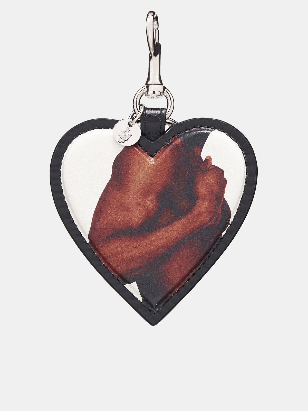 Heart Keyring (AC0286-LA0290-022-OFFWHITE-BLA)