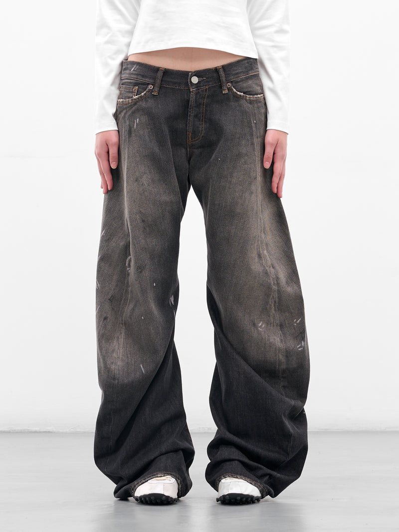 2006 Loose Fit Denim Jeans (2006F-BLACK)