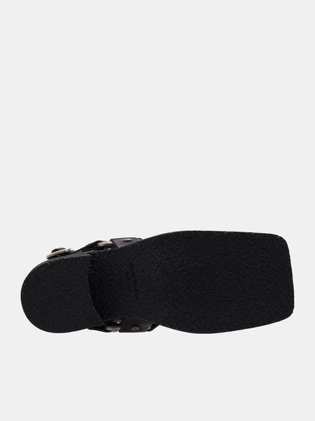 【中古】 Close to You TonyMottola Leather Buckle Mule (AD0684-BLACK)