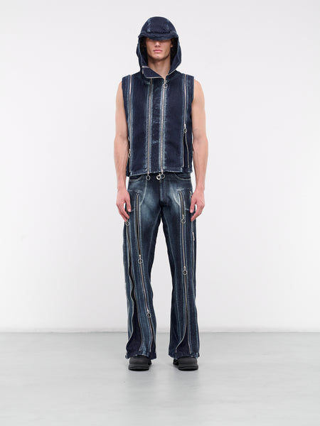 【INCHANT ME】Lejiggi Half Length Denim Pants ADJZIPJEAN-INDIGO92459143.jpg?