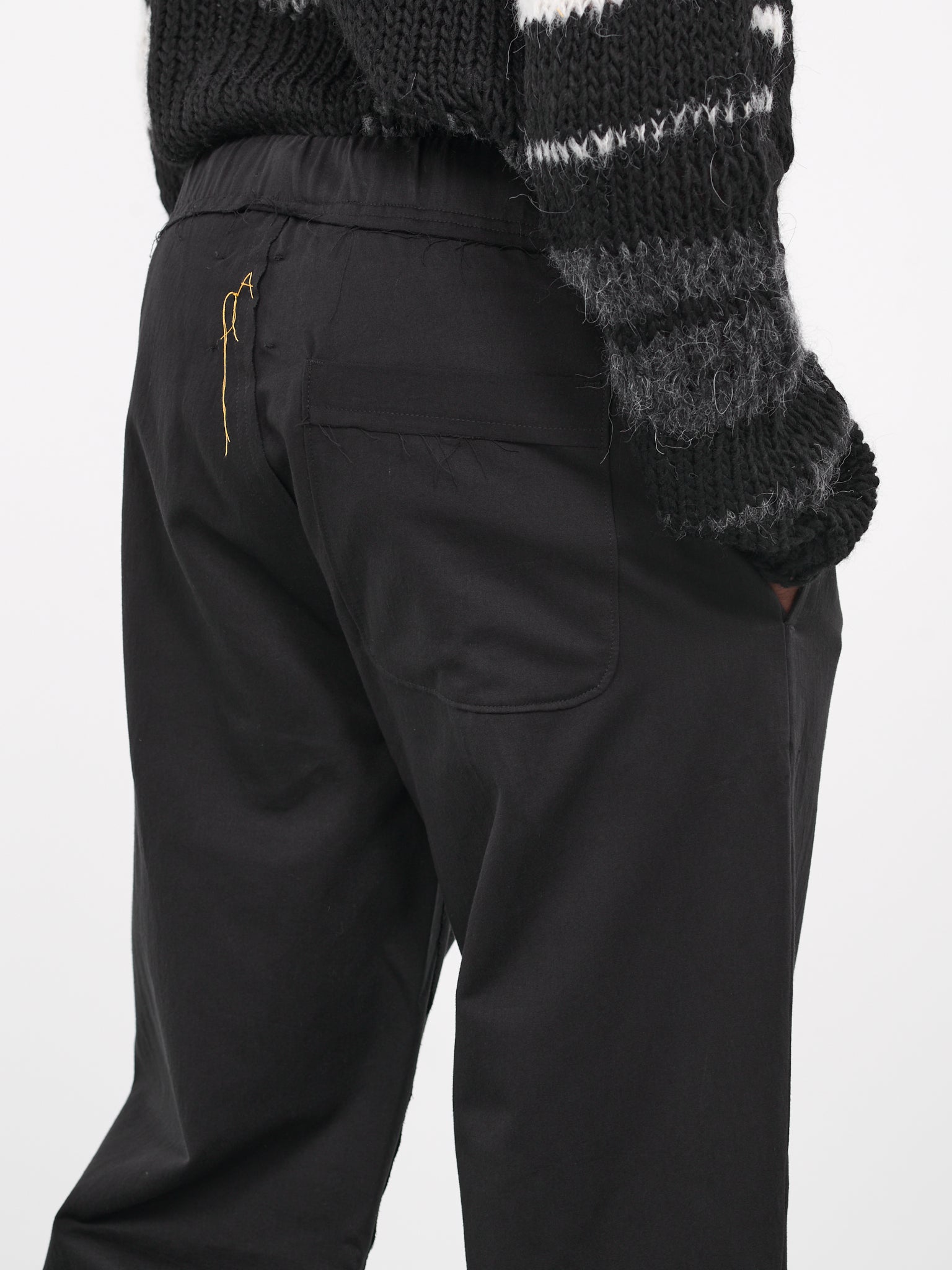 Organic Cropped Trousers (AIR02P105-BLACK)