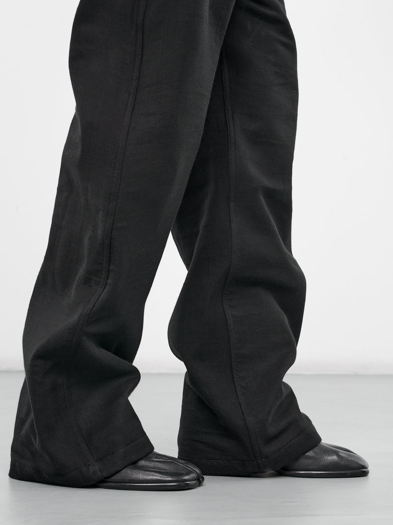 Gauze Baggy Denim Trousers (AIR03P101-BLACK)