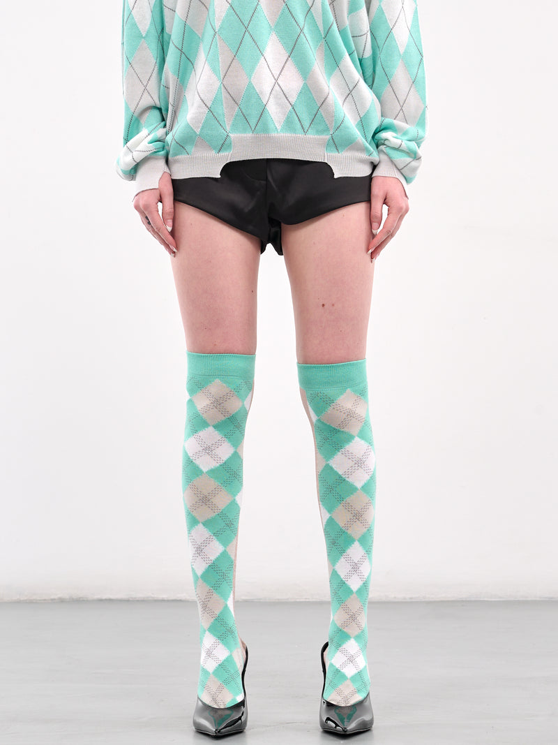 Ally Socks (ALLY-AQUA)