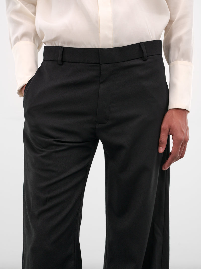 Altura Wool-Cashmere Embroidered Trousers (ALTURA-PANTS-BLACK)