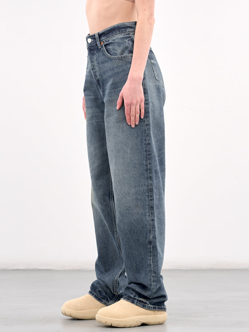 Baggy Jeans (AMBR2540-BEIGE-WASH)
