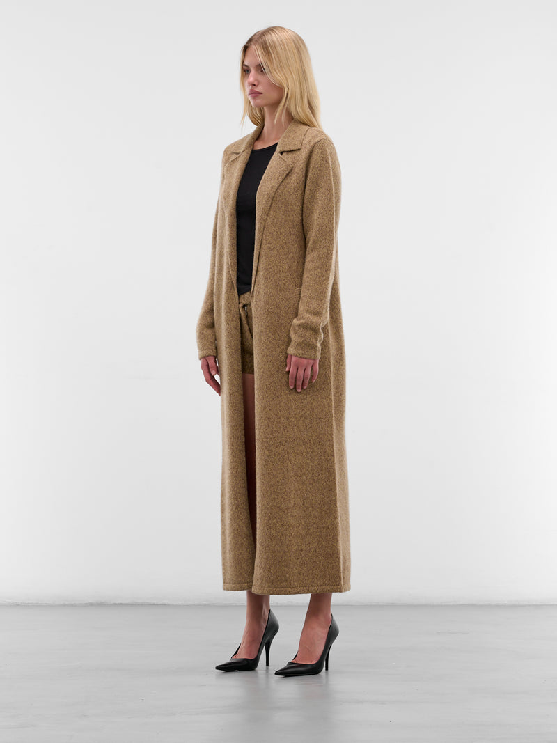Beige Vita Wool Trench Coat (AMFW2532-DESERT-TAN)