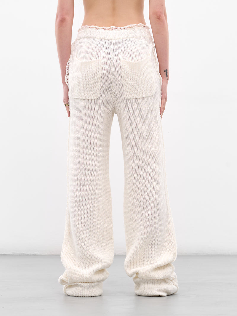 White Knit Mello Sweatpants (AMPF2546-MELLO-MILK)
